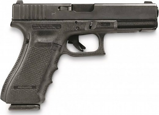 Glock 17 Gen 4 Semi-Auto Pistol 9mm 4.49" Barrel 17 Round - Used Law Enforcement Trade-In - Surplus Good to Very Good Condition