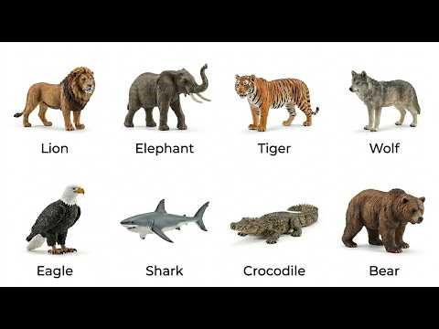 All types of wild animals explained.