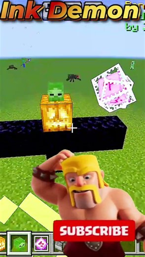 Ink Demon In Minecraft #shorts #minecraft #viralshorts
