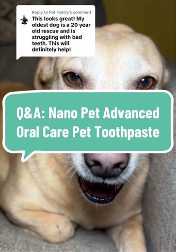 Nano Pet Advanced Oral Care Toothpaste for Dogs