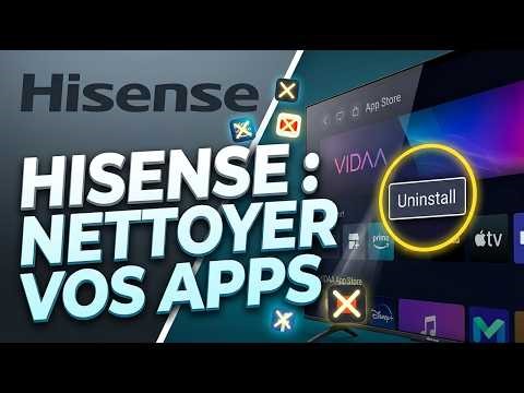 Comment désinstaller des applications sur Hisense Vidaa Smart TV