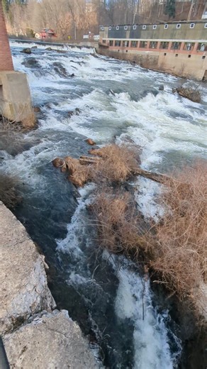 Black River, Springfield, Vermont, USA #travel #cool #whitewater #waterfall