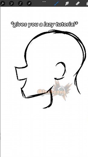 SIDE PROFILE TUT? Srry I haven’t been posting 😞 #art #shortsviral #mha #arttutorial #shortsviral