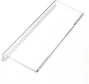 Computer Keyboard Stand Holder - Ergonomic Acrylic Keyboard Stand for Desktop Comfortable Keyboard Tray Riser with Silicone Anti-Slip Strip for Home School Office Desk Accessory, Clear