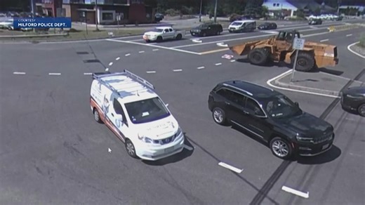 60,000-pound front-end loader barrels into traffic after brake failure