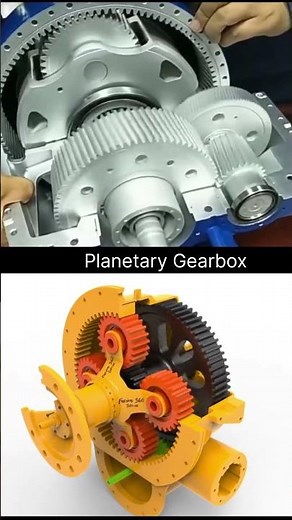 Planetary Gearbox Explained #automobile #engineering #mechanical