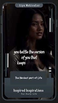 The Hardest part of Life - Life Motivator #lifemotivation #viral #lifelessons #life
