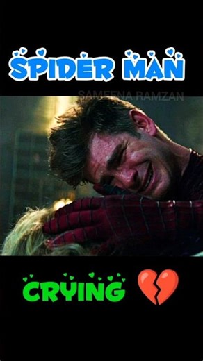 Amazing spider man crying💔 #moviescene #shorts