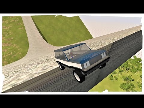 MEGA RAMP WITH CARS, WITH REMOTE CONTROL CAR! BEAMNG DRIVE