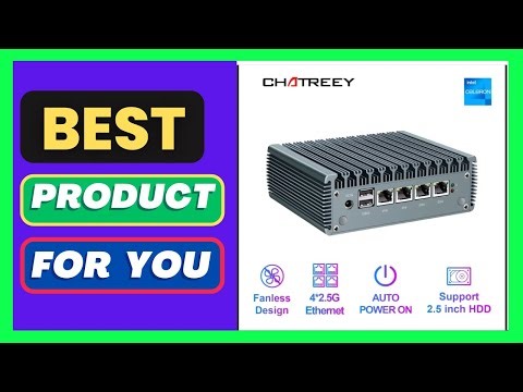 Chatreey 2.5G pfSense Firewall intel Pentium N4000 4*Intel