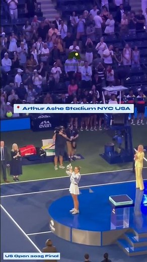 Women's Single US Open 2025 Champion | Aryna Sabalenka Lifting Her Trophy | Tennis Queen