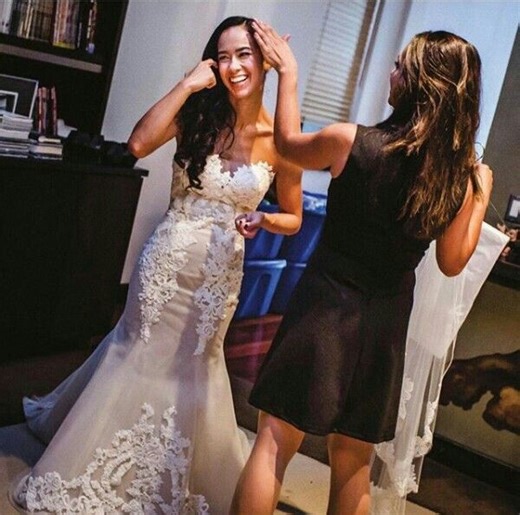 Aj lee wedding dress | Honestweddingadvice.com