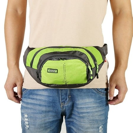 Sport Waist Bag with Large Capacity Waterproof for Men and Women Fanny Pack for Outdoor Ridding Hiking Carrying phone - Walmart.ca