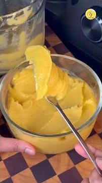 MANGO SORBET 🥭 (no ice cream maker required)