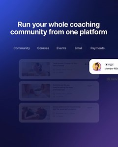 Coaches, after all the work you've put into building your business, the last thing you want is to look like is everyone else. Creating a client community on Circle helps you stand out: 🤝 Bring together your clients, events, courses, emails, landing pages, payments, and more, in one place 🔑 Unlock 100s of ways to engage your community, like automated welcome messages and dedicated spaces for group coaching ✨ No algorithms limit your reach — every member sees what you share ✉️ Built-in email bro