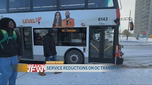 Service reductions on OC Transpo
