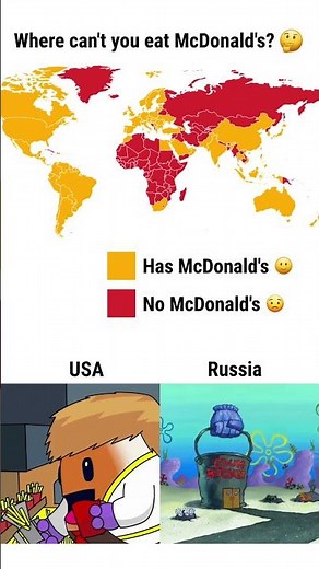 Countries With McDonald's 2026 🍔 #geography #mcdonalds #business #fastfood