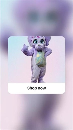 Dinosaur purple Lookalike Mascot Costume - Premium Quality - UK Seller