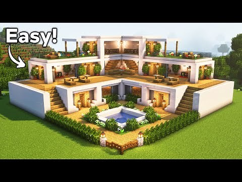 Minecraft: How to Build the Ultimate Modern House | Tutorial🏠