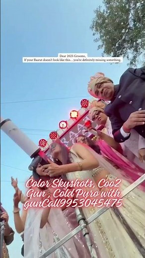 Best Wedding Effects Available | Cold Pyro & Skyshots & more Darsh Sfx Call 9953045475