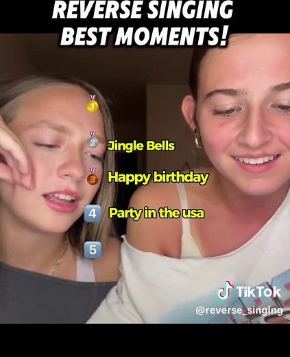 Which one sounds the most normal backwards? 😭 #reversesinging #reversesingingchallange #fyp #viral #reversechallenge