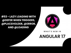 Learn Angular 17 in Arabic | #53 Master Angular: Lazy Loading with @Defer (Part 02)