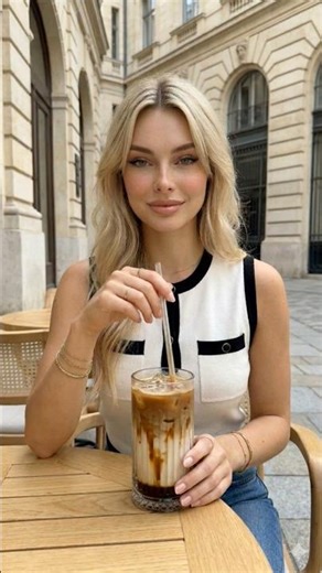 ASMR Drinking Indonesian Iced Coffee ☕🧊 | Palm Sugar Latte (Ice Sounds!)