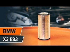 How to replace the motor oil in the BMW X3?