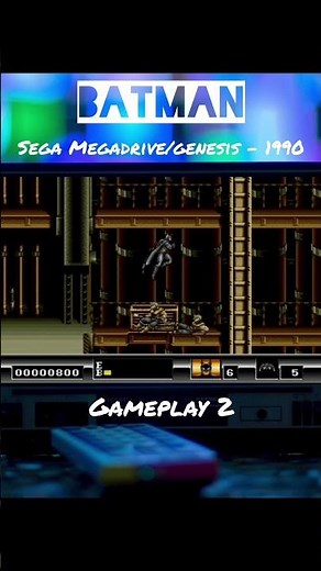 Batman Sega Megadrive/Genesis - 1990 Gameplay 2