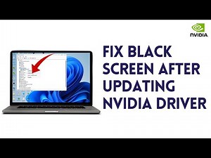 How To Fix Black Screen After Updating Nvidia Driver Windows 10 Or 11 (Full 2025 Guide)