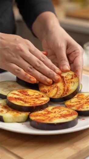 🍆 Crispy Masala Baingan Fry Recipe
