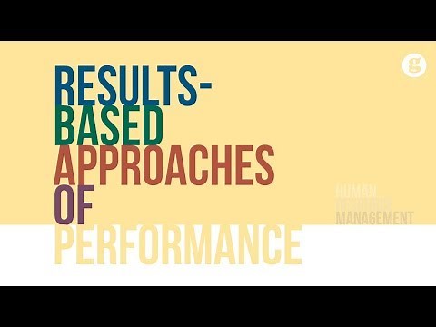 Results-Based Approaches of Performance