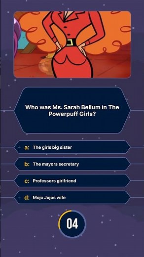 Who was Ms. Sarah Bellum in The Powerpuff Girls?