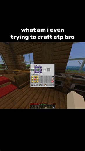 Minecraft Crafting Moment