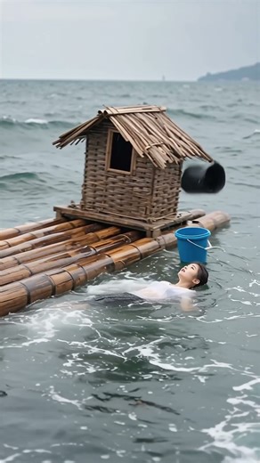 Wave hit her raft - Rain and Wave Sounds & Ambient