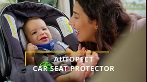 Car Seat Protector for Baby/Child Car Seats with Non-Slip, Waterproof Padding. Storage Pockets. Fits SUVs, Sedans, Trucks