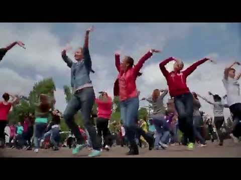 Russian style flash mob from Siberia