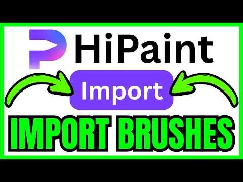 How To IMPORT BRUSHES In HiPaint (QUICK & EASY) 2026