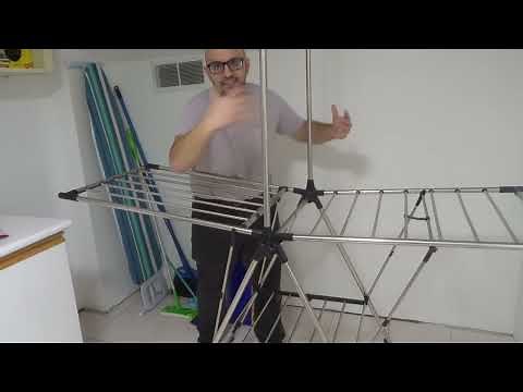 How To Fold Up A Laundry Drying Rack-Easy Instructions