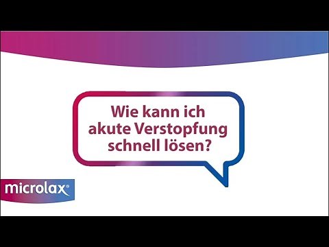 Experten-Video: Was hilft bei Verstopfung? - Dr. Birgit Weuffel von microlax®