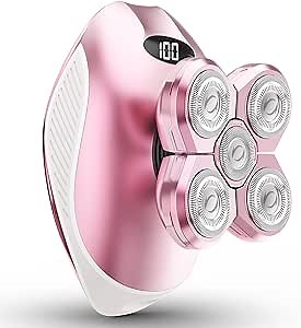 Electric Razors for Women, 5-in-1 Rechargeable Body Shaver - Waterproof Wet Dry Hair Remover - Trimmer for Lady Face Underarms Bikini,Lips,arms, Legs