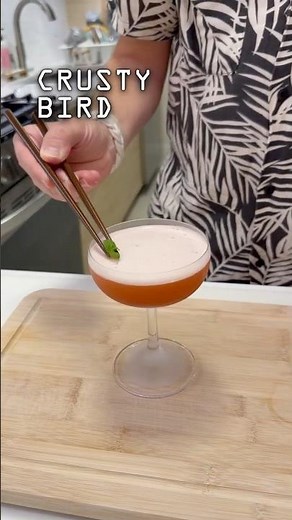Cornwall's Jungle Bird Riff: Crusty Bird 🍒 #cocktailrecipe