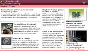 Raspberry Pi BlackBerry App #piday #raspberrypi @Raspberry_Pi