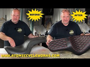 Custom Harley Seat Build | Full DIY Motorcycle Upholstery