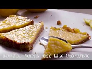 Healthy Lemon Bars