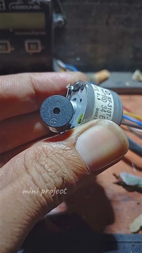 spinning sound buzzer #project #experiment #science