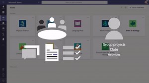 在 Microsoft Teams 中处理小组项目