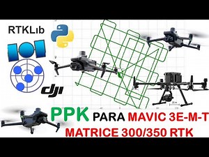 How to process PPK with free software for #dji Mavic 3E, 3M, 3T, Matrice 300/350 RTK?