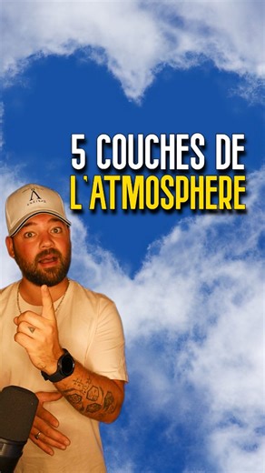 Les 5 couches de l'atmosphère ☁️ #science #atmosphere #VulgarisationScientifique #apprendre | Canal314
