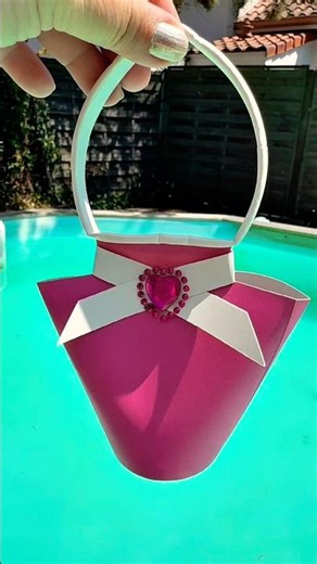 DIY Tuto Bricolage facile jolies pochettes emballages cadeaux avec un gobelet 💝